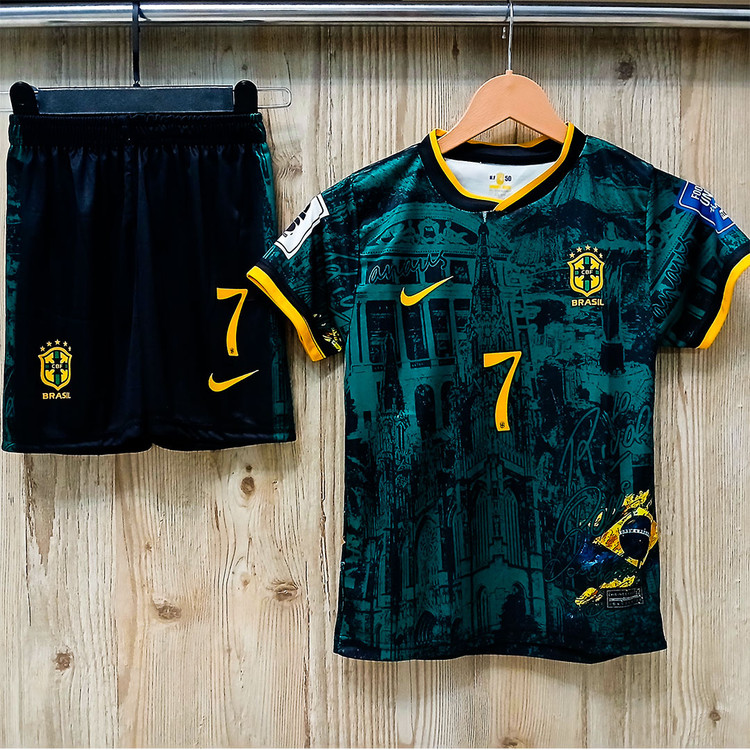 خرید کیت سوم فوتبالی تیم ملی برزیل وینی