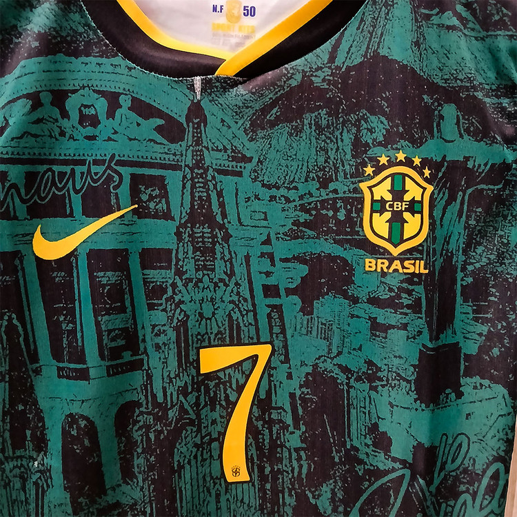 خرید کیت سوم فوتبالی تیم ملی برزیل وینی