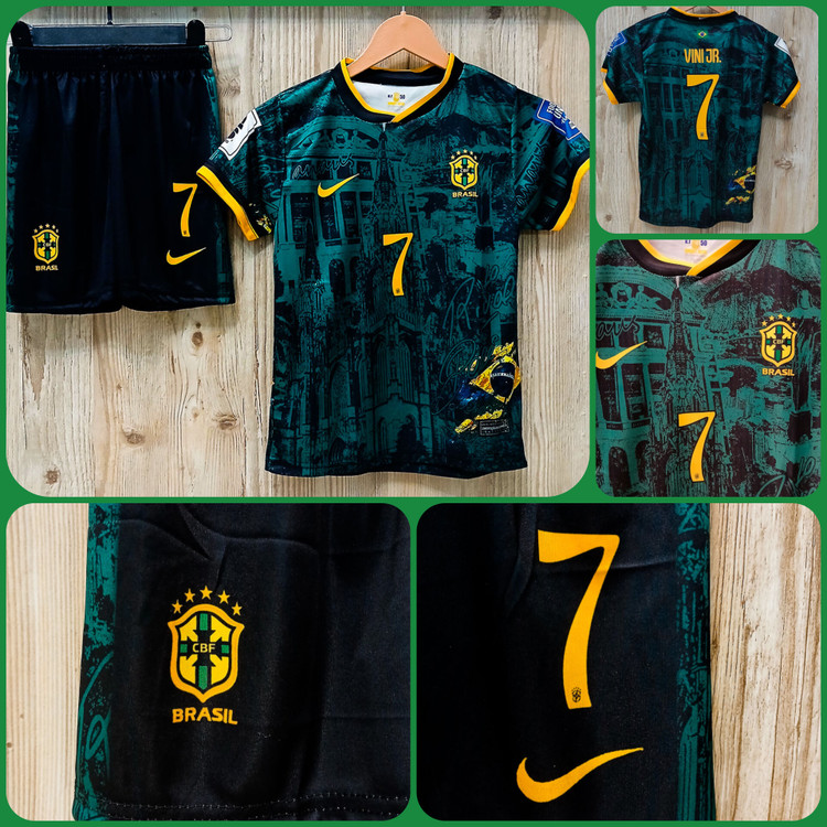 خرید کیت سوم فوتبالی تیم ملی برزیل وینی