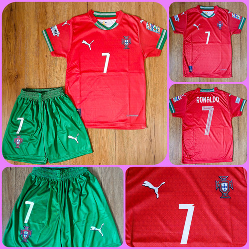 کیت فوتبالی تیم ملی پرتغال رونالدو طرح ۲۰۲۶