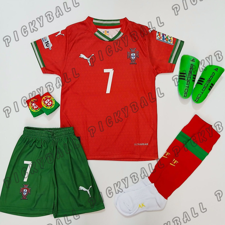 کیت ۶تیکه تیم ملی پرتغال رونالدو طرح ۲۰۲۶