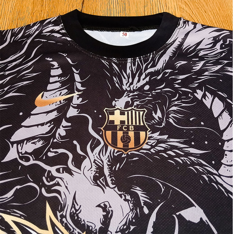 ست ورزشی پسرانه بارسلونا طرح دراگون یامین یامال
