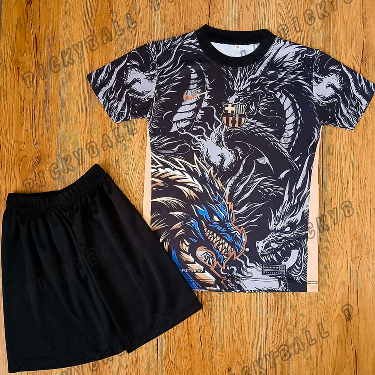 ست ورزشی پسرانه بارسلونا طرح دراگون یامین یامال