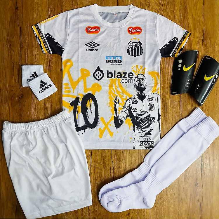 کیت فوتبالی 6 تیکه سانتوس نیمار