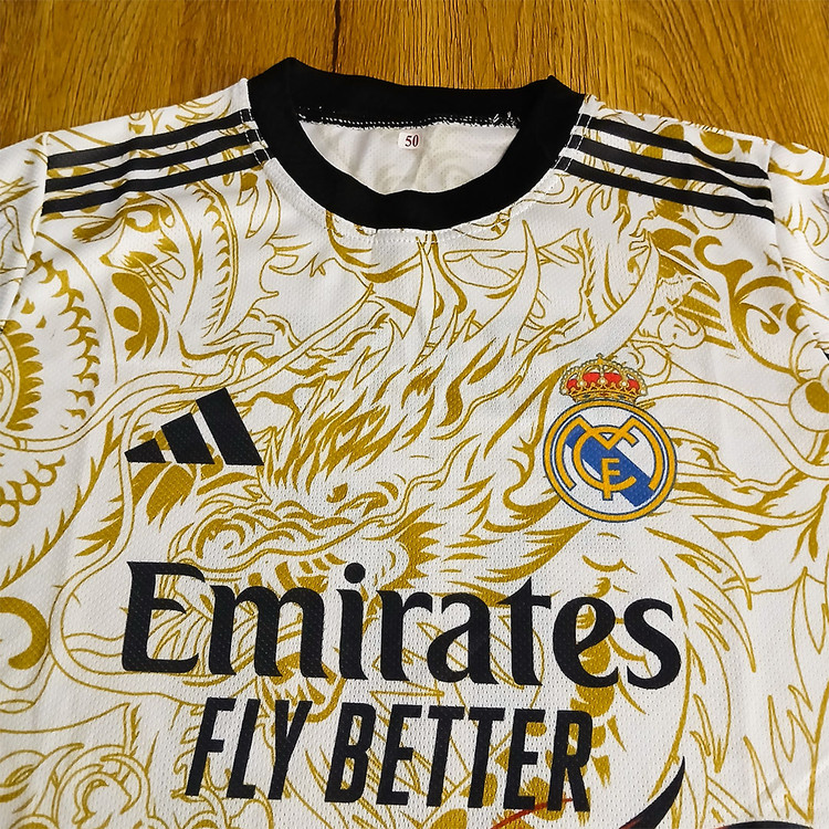 ست فوتبالی پسرانه رئال مادرید طرح دراگون امباپه شماره 10 طرح 2