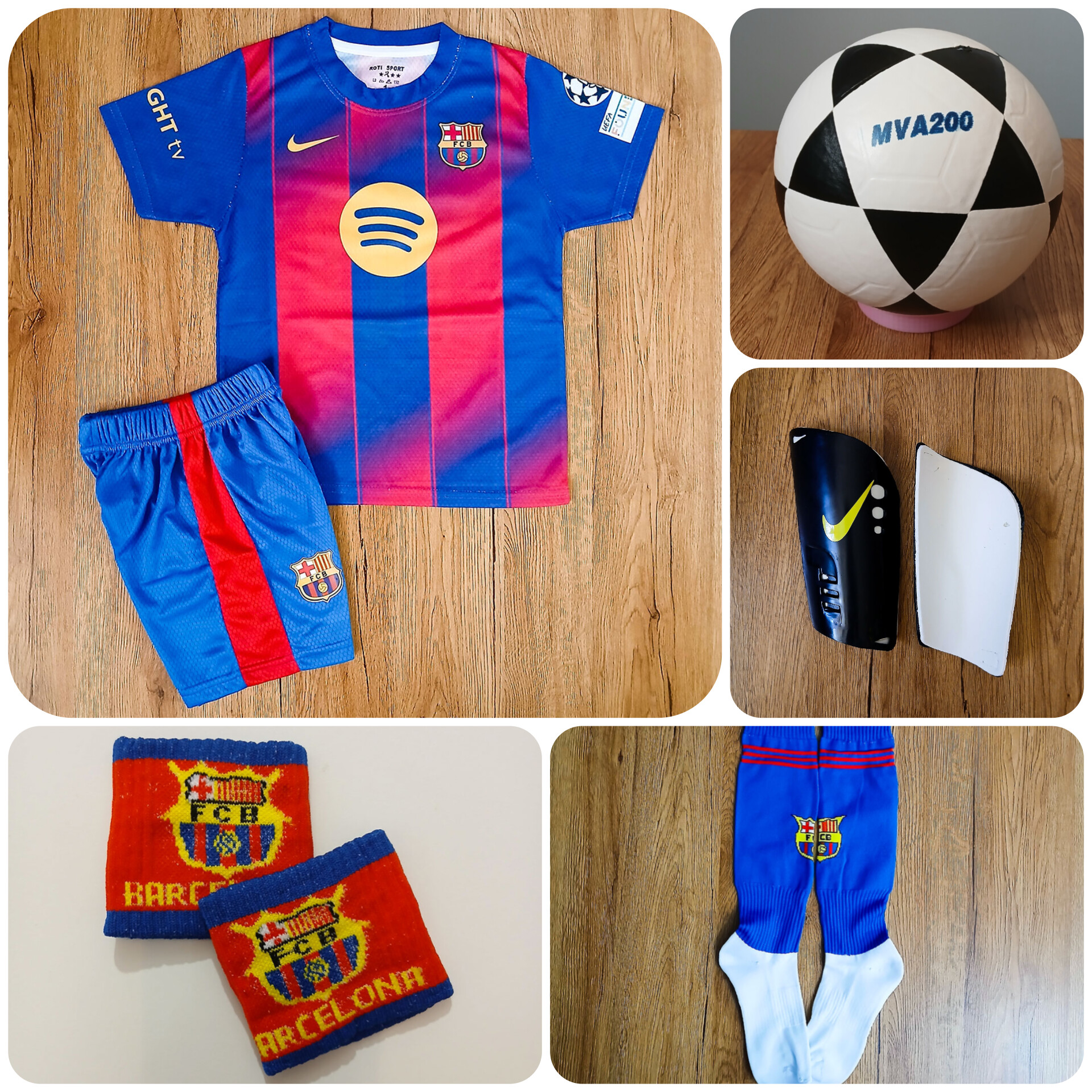 پک کامل ست فوتبالی بارسلونا طرح ۲۰۲۶ یامال به همراه توپ فوتبال