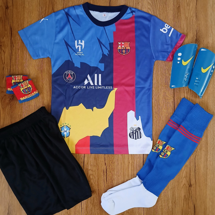 کیت 6 تیکه فوتبالی پسرانه منتخب نیمار