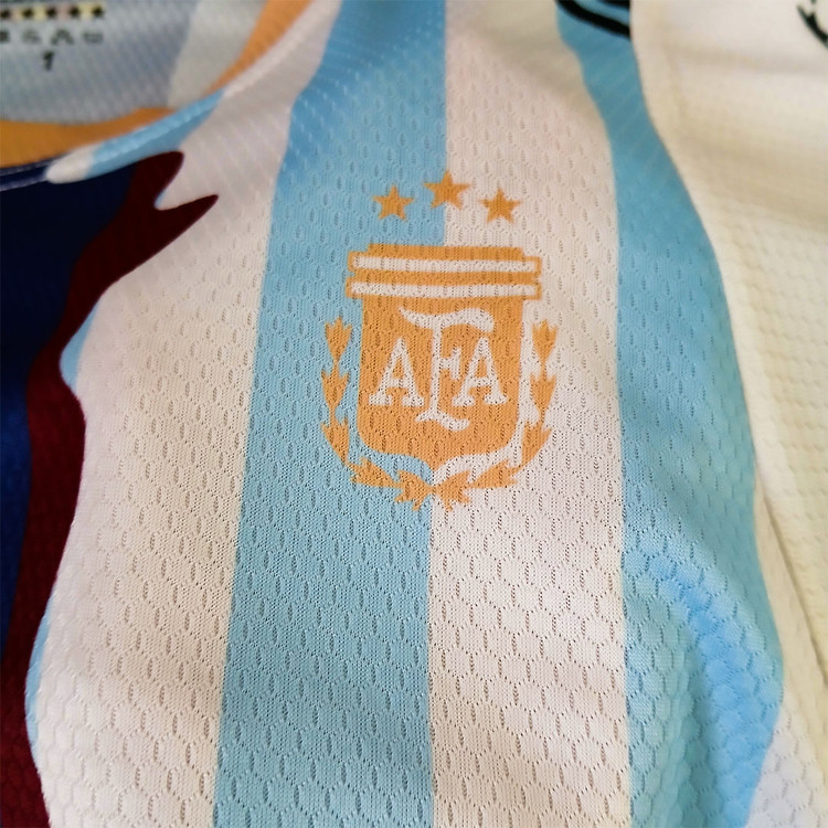 کیت منتخب مسی با تگ لیزری ست فوتبالی پسرانه