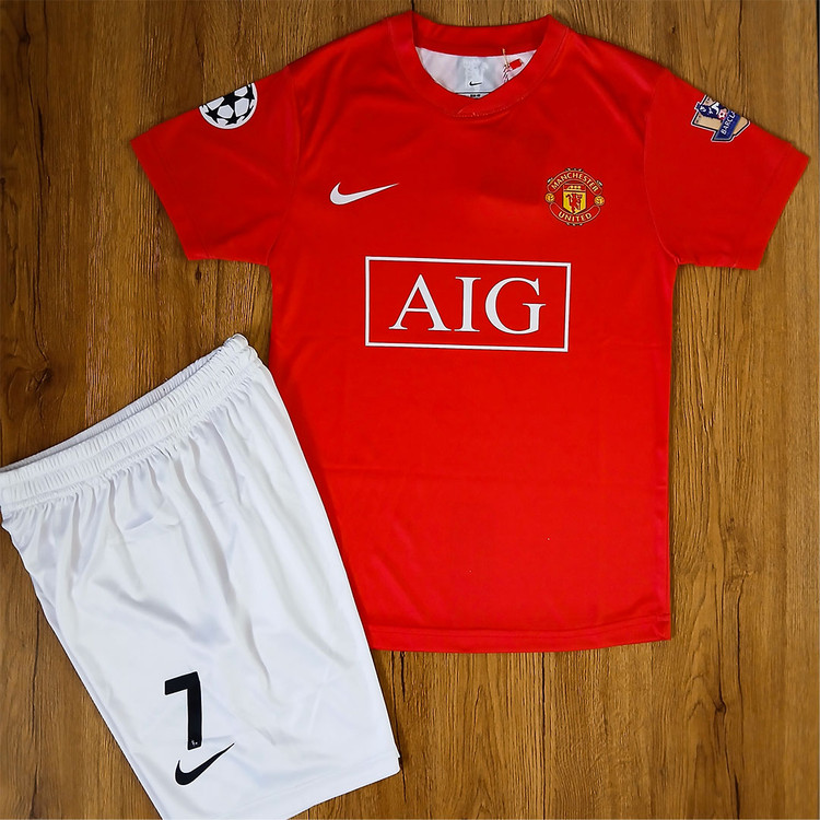 ست فوتبالی پسرانه منچستریونایتد 2008 طرح نوستالژی کریستین رونالدو