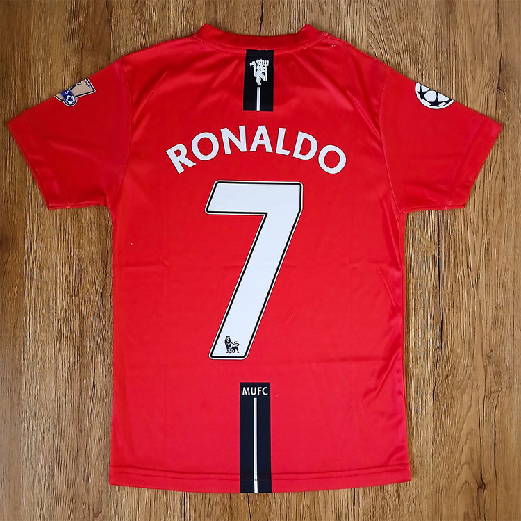 کیت فوتبالی 6 تیکه منچستریونایتد 2008 طرح رونالدو