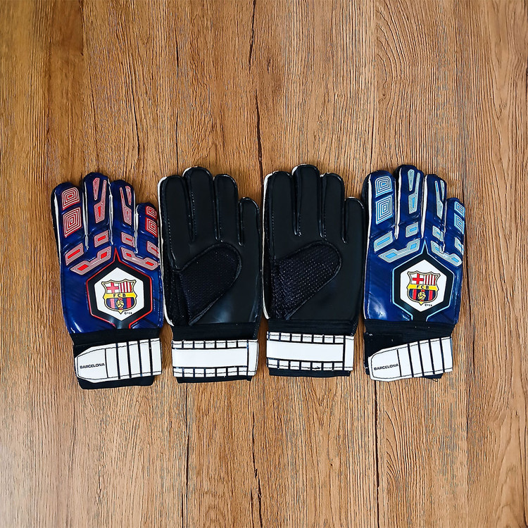 دستکش دروازه بانی چرمی باشگاهی بارسا سایز7
