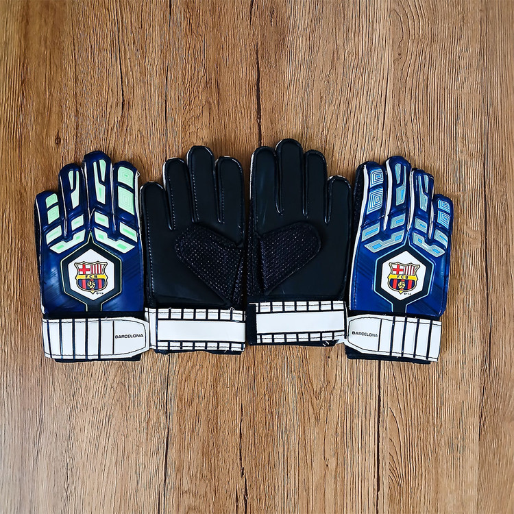 دستکش دروازه بانی چرمی باشگاهی بارسا سایز5