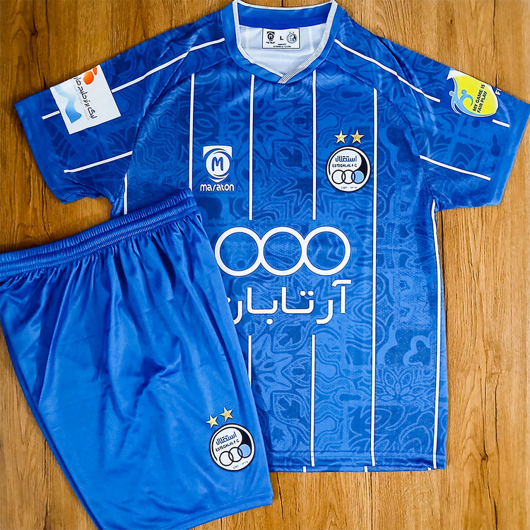 کیت فوتبالی استقلال طرح 2026 بزرگسال بدون اسم و شماره