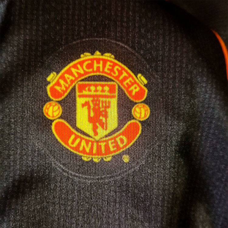 کیت فوتبالی منچستریونایتد رونالدو 2008 مشکی فول چاپ لیزری