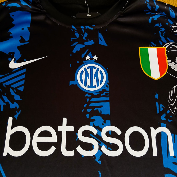 تیشرت تک اینتر میلان طرح 2026 پسرانه و بزرگسال