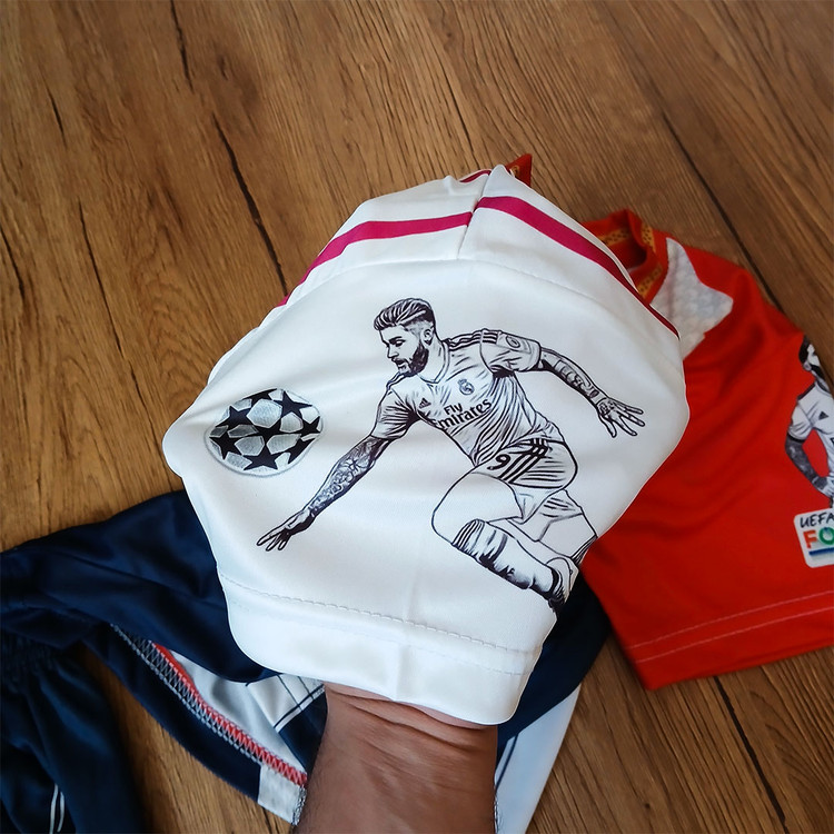 ست فوتبالی منتخب راموس فول چاپ امضادار پسرانه و بزرگسال