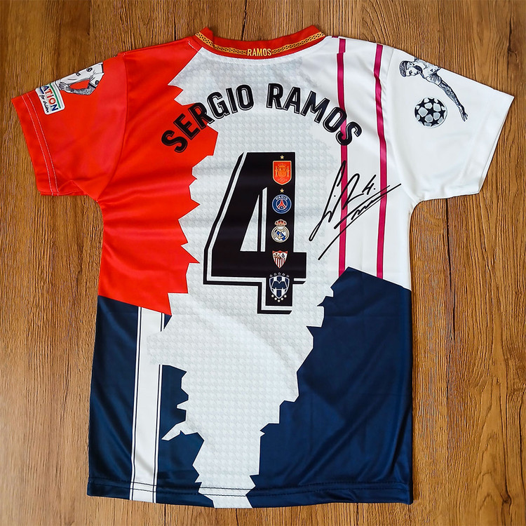 ست فوتبالی منتخب راموس فول چاپ امضادار پسرانه و بزرگسال