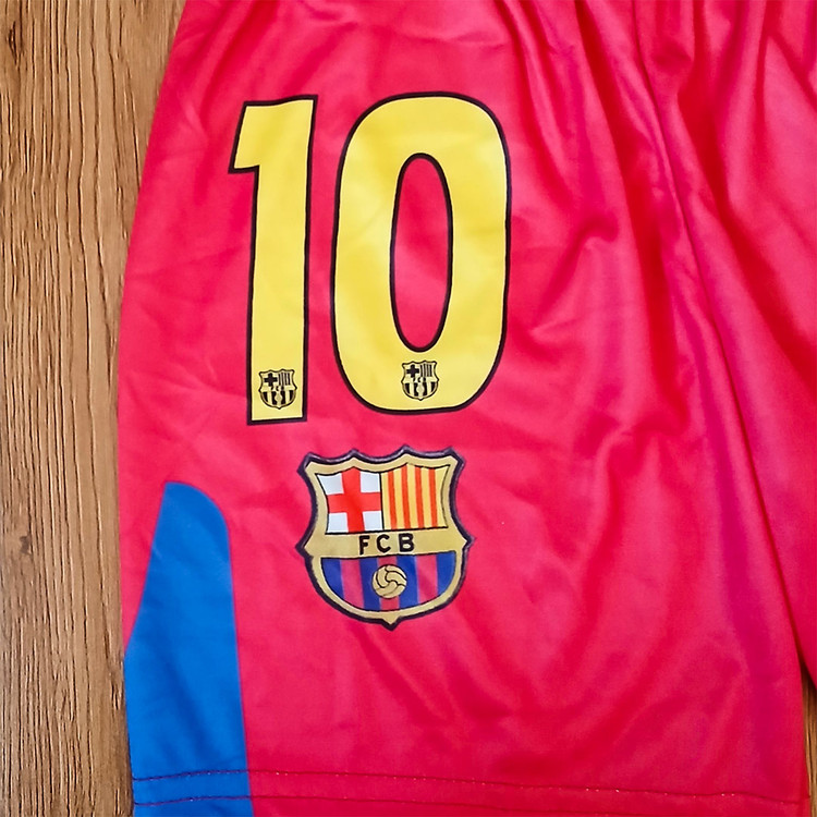 ست فوتبالی رونالدینیو بارسلونا فول چاپ امضادار پسرانه و بزرگسال