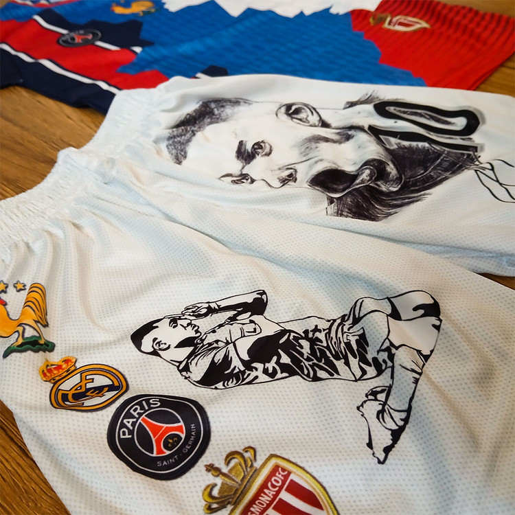 ست فوتبالی منتخب امباپه فول چاپ امضادار پسرانه و بزرگسال