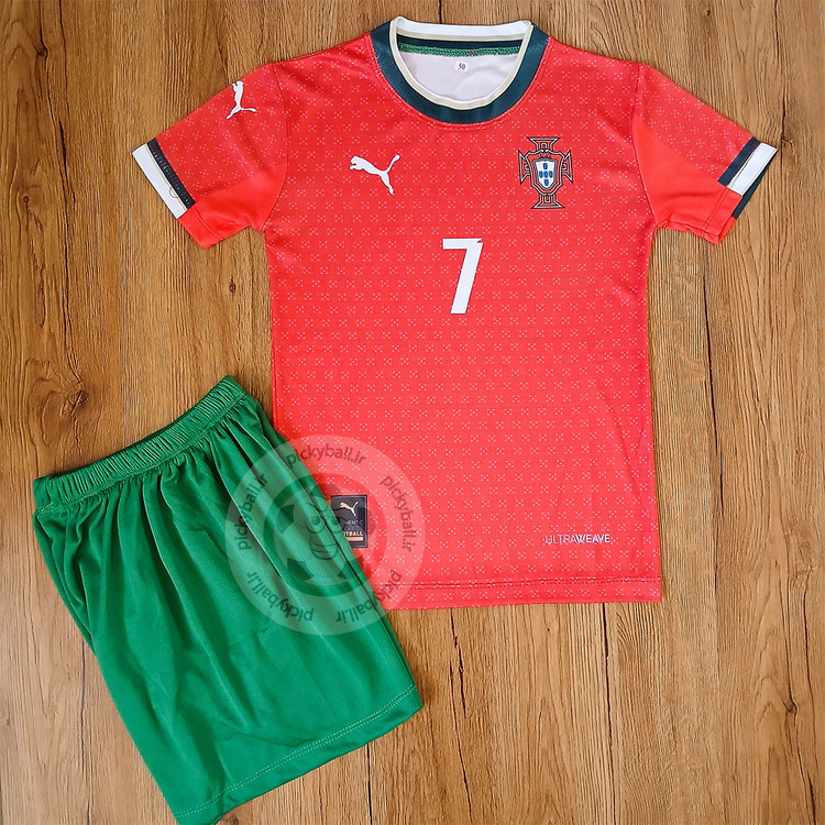 ست فوتبالی پرتغال 2026 رونالدو شماره 7 پسرانه