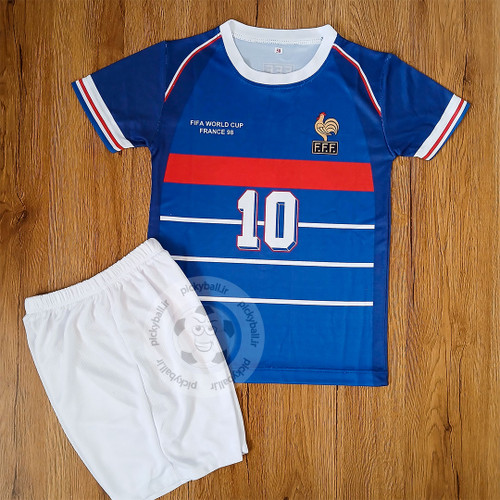 ست فوتبالی پسرانه فرانسه زیدان شماره 10