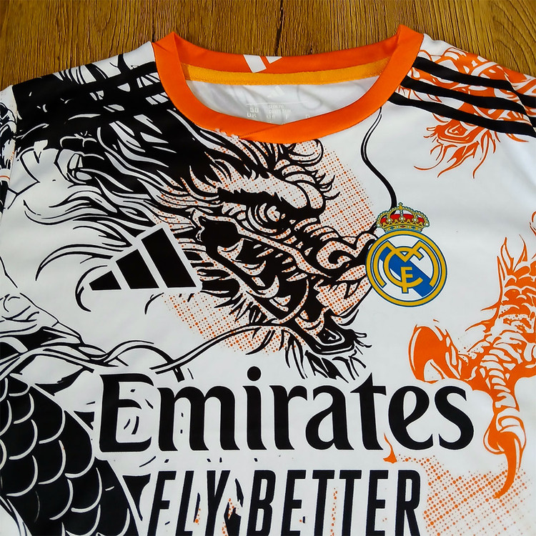ست فوتبالی دراگون رئال مادرید امباپه فول چاپ لیزری