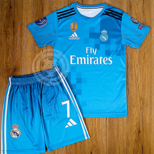 ست فوتبالی رئال مادرید 2017 رونالدو فول چاپ لیزری