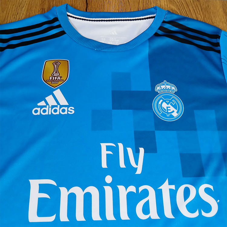 کیت فوتبالی رئال مادرید 2017 رونالدو فول چاپ لیزری