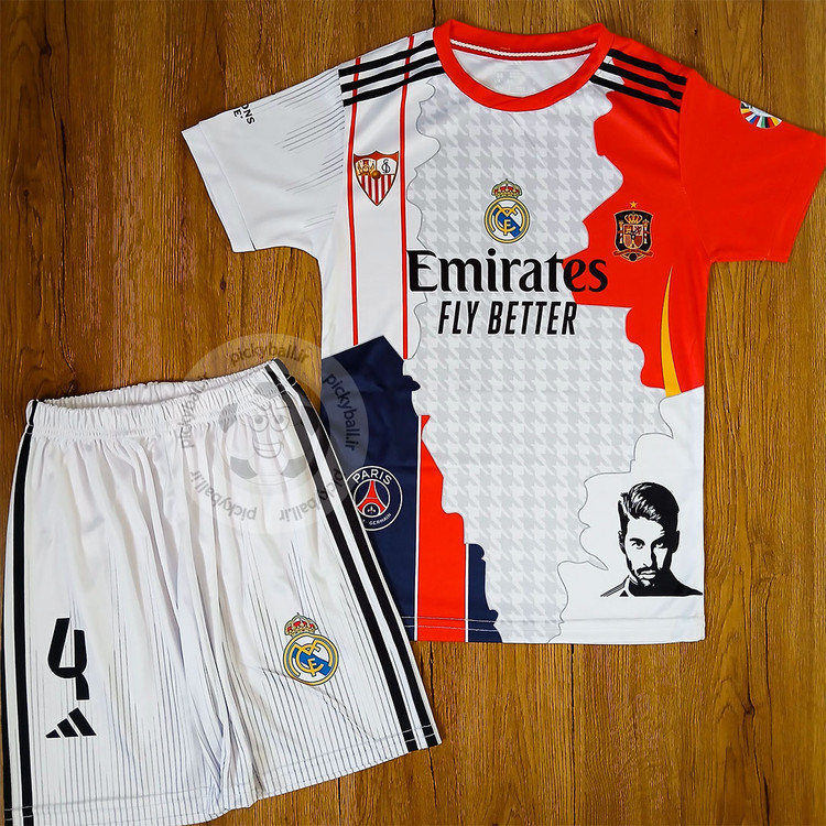 ست فوتبالی منتخب منتخب سرخیو راموس فول چاپ لیزری