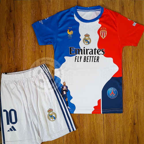 ست فوتبالی منتخب منتخب امباپه فول چاپ لیزری