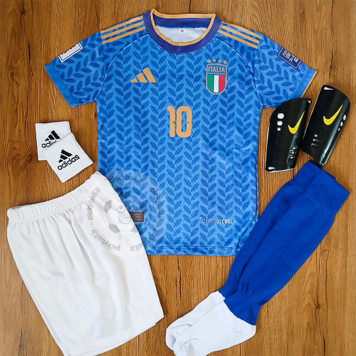 کیت 6 تیکه فوتبالی ایتالیا طرح جام جهانی 2026