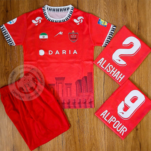 ست فوتبالی پسرانه و بزرگسال پرسپولیس عالیشاه و علیپور طرح 2026