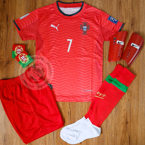 کیت 6 تیکه فوتبالی پرتغال طرح جام جهانی 2026