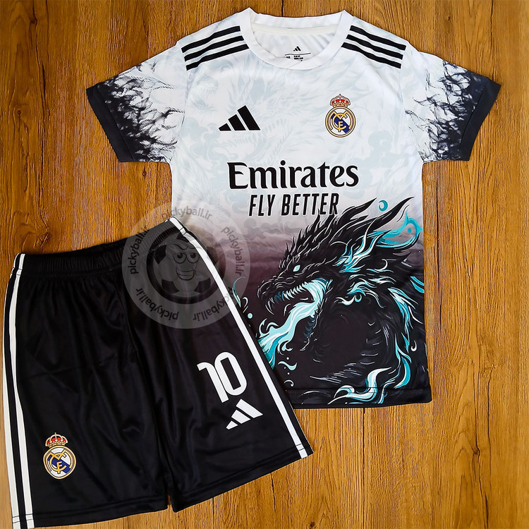 ست ورزشی پسرانه و بزرگسال رئال مادرید طرح دراگون