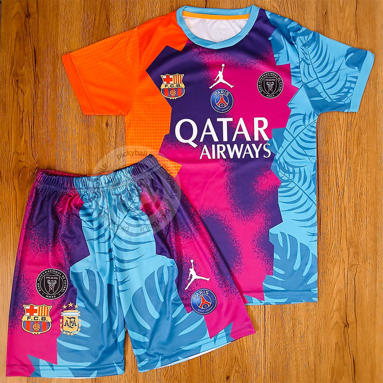 ست فوتبالی منتخب منتخب مسی فول چاپ لیزری طرح جدید