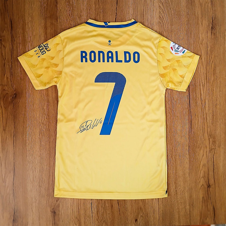 کیت اول باشگاهی النصر رونالدو طرح 2026 زرد