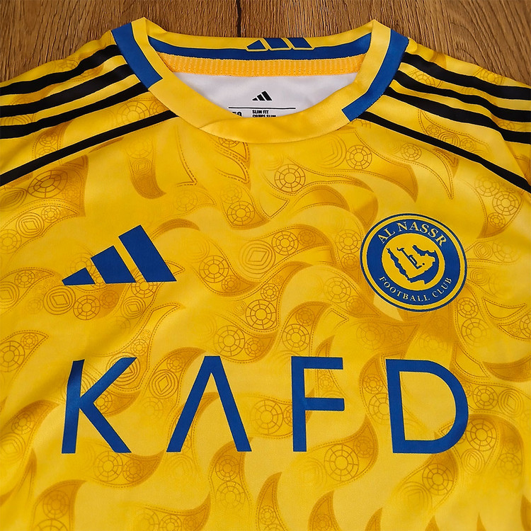 کیت اول باشگاهی النصر رونالدو طرح 2026 زرد
