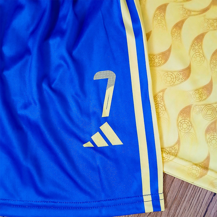 کیت اول باشگاهی النصر رونالدو طرح 2026 زرد