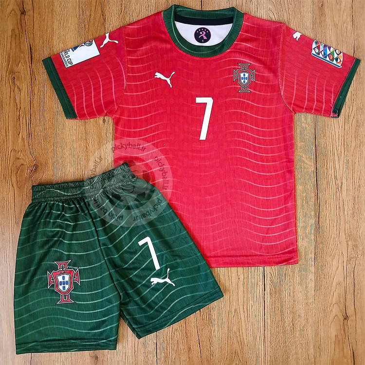 کیت فوتبالی پرتغال رونالدو طرح 2026 جام جهانی
