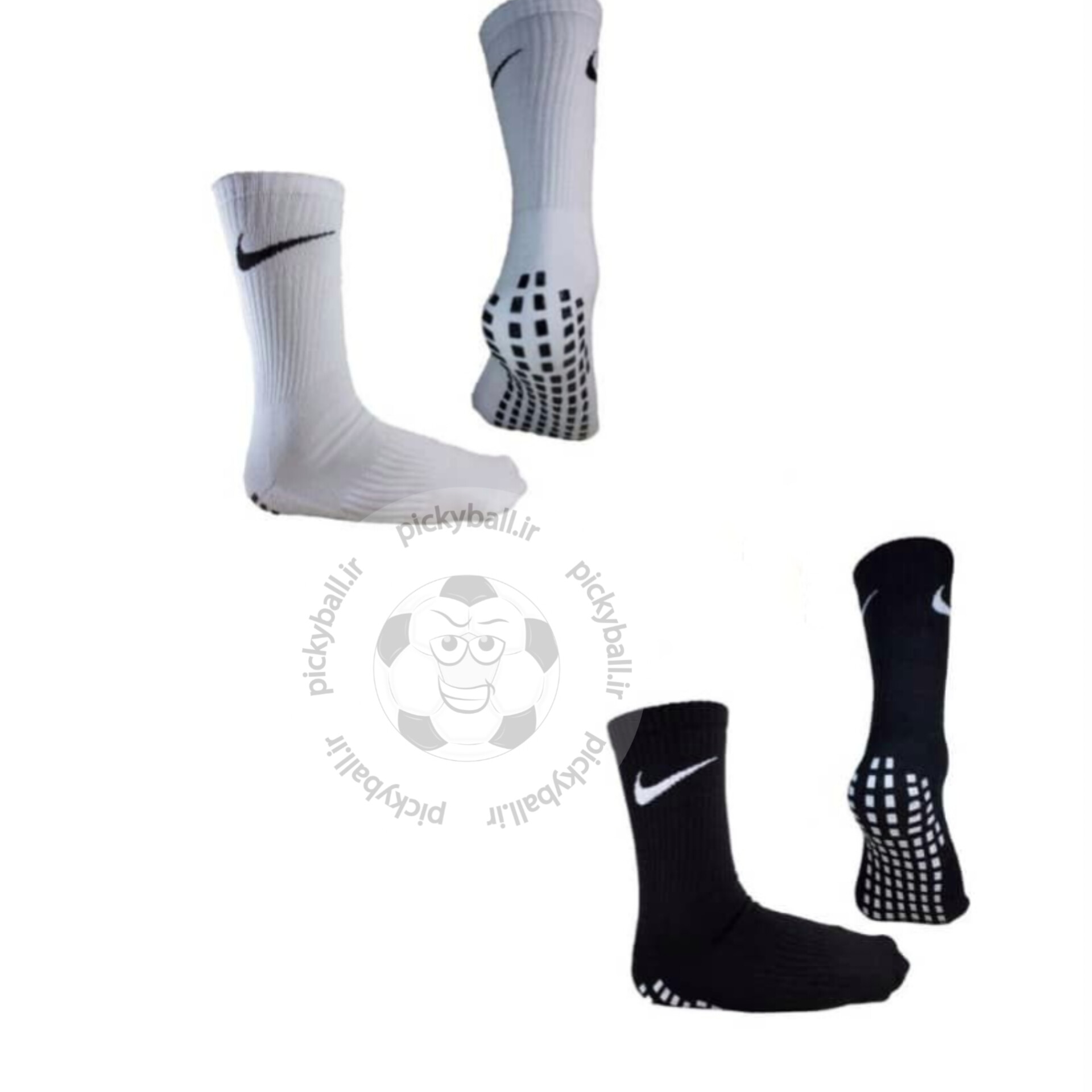 جوراب ساق دار ورزشی استوپ دار در دو رنگ