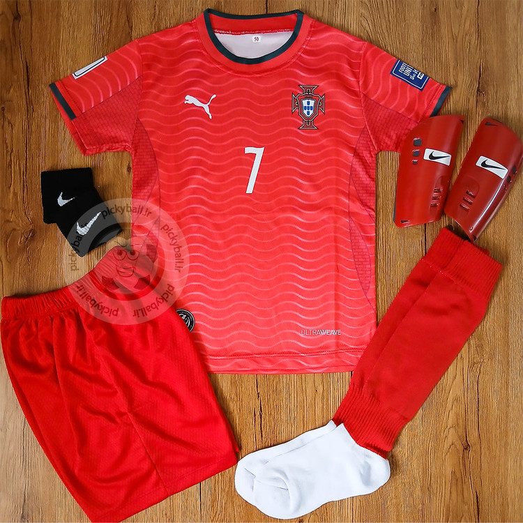 کیت 6 تیکه فوتبالی پرتغال طرح جام جهانی 2026
