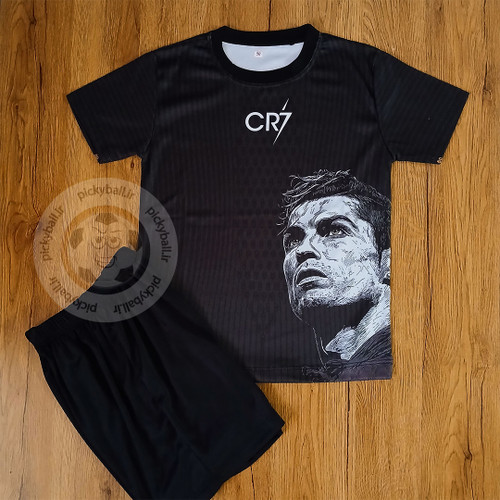 کیت فوتبالی رونالدو CR7 مشکی