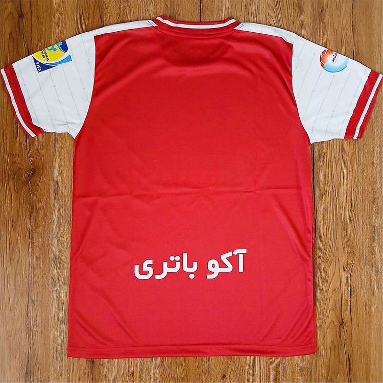 کیت فوتبالی 6 تیکه پرسپولیس بیفوما و اورونوف فصل جدید فول چاپ لیزری